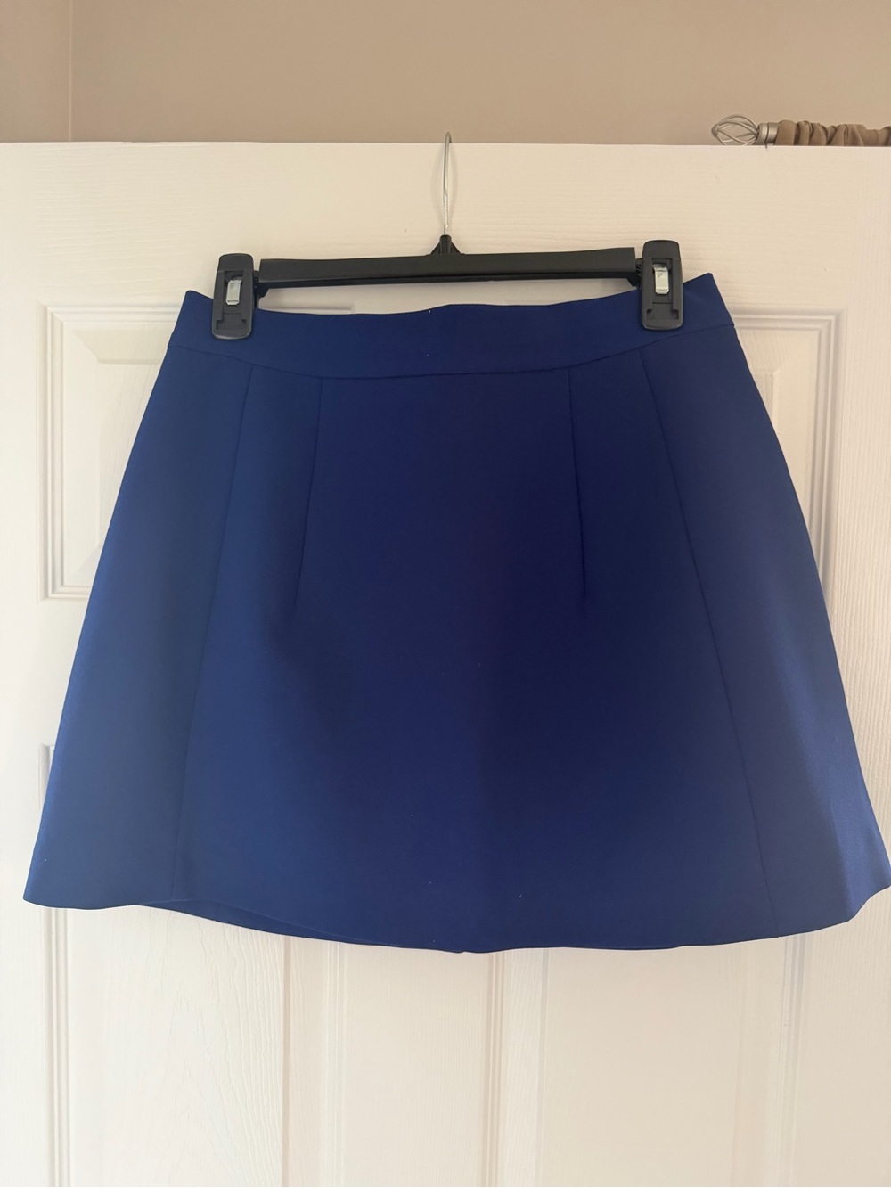 Zara Navy Blue Mini A-Line Skirt